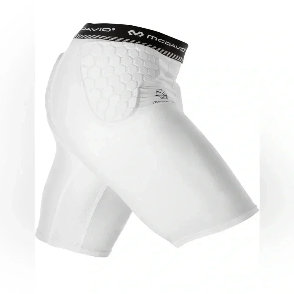 McDavid HEX Basketball Short w/Hip & Tailbone Pads WT XL